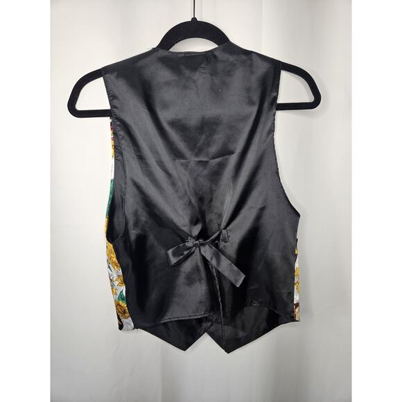 Vintage 90s Looney Tunes Vest Sunflower Cartoon Flowers One Size Fits Most 1994 - Picture 3 of 6
